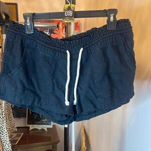 Black Drawstring Shorts